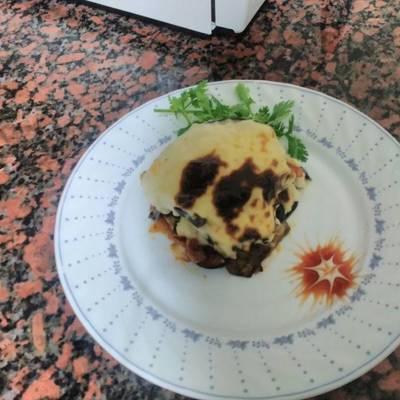  مسقعة بشاميل بالدجاج 