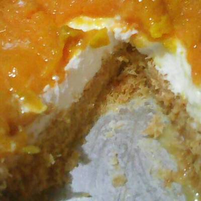  كنافة بالكريمة والمانجة 