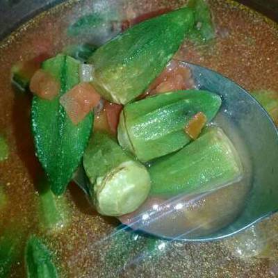  باميه..باللحمه....