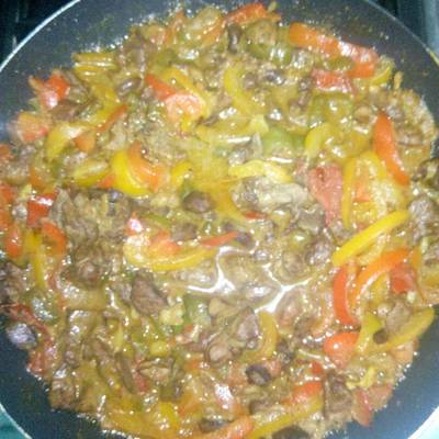  كبده وقوانص الفراخ 