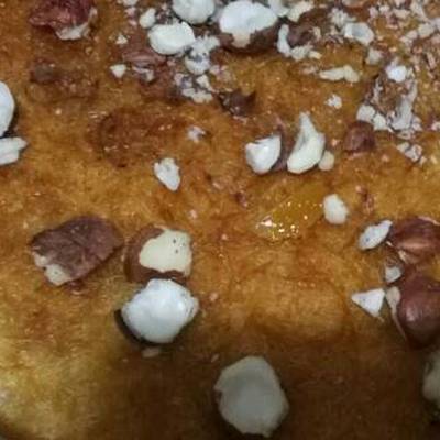  كنافه بالكريمه والمكسرات 