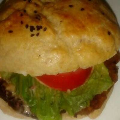  سندويش همبيرقر منزلي