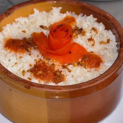  الفتة المصرية بالخل والثوم 