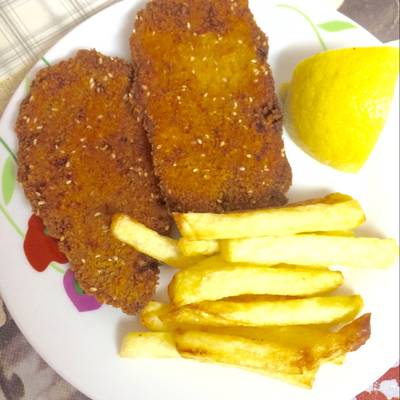  اسكالوب الدجاج الوصفة الثالثة 