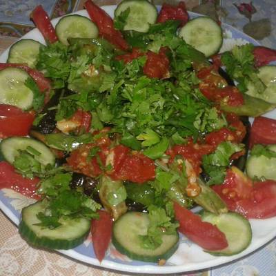  سلطة الباذنجان 