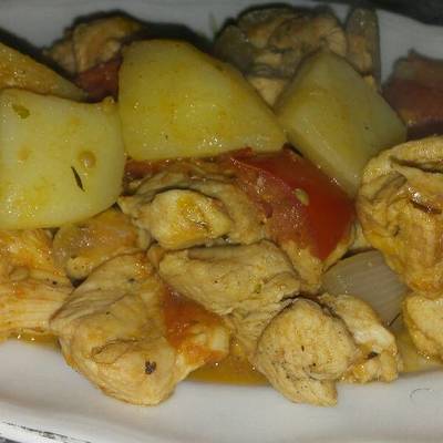  قطع فيليه بالاعشاب والبطاطس 