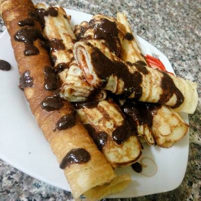  لفايف البانكيك المحشي بالمربي 