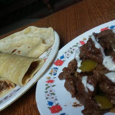  شاورما لحمه 