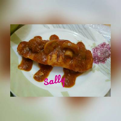  صدور دجاج بصوص الباربكيو 