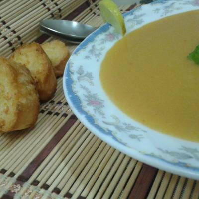  شوربه العدس 