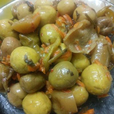  زيتون مخلل على طريقتي 