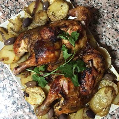  فراخ بالفرن 