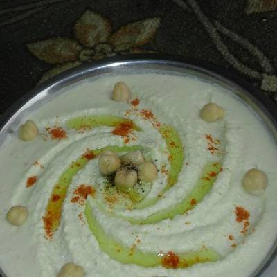  حمص بالطحينة ورمضان كريم 