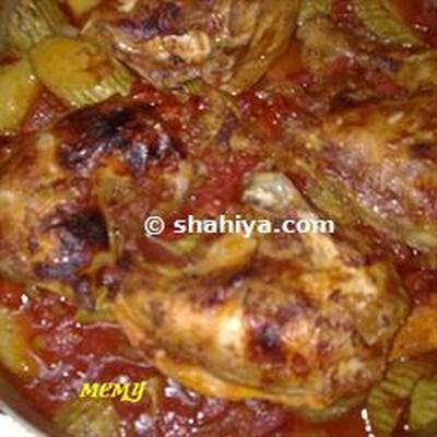  طريقة عمل صينية كوسا بالفراخ 