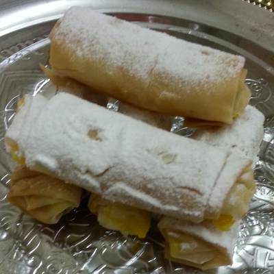  طريقة عمل رولات الكاسترد 