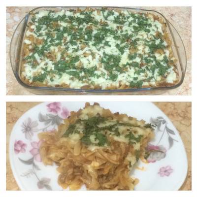  مكرونة بولونيز (إيطالي) 