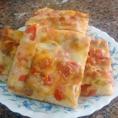  طريقة عمل بيتزا التونة 