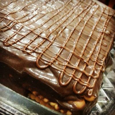  حلى بسكويت الشكولاته السهل 