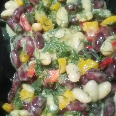  سلطة فاصوليا مشكله 