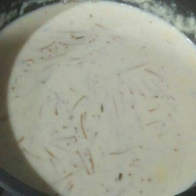  شوربة كريمة بالشعرية 