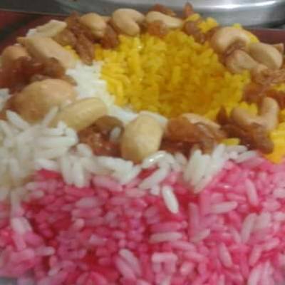  ارز بسمتي الوان بالمكسرات 