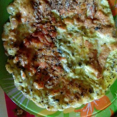  اومليت بالموتزريلا والزعتر 