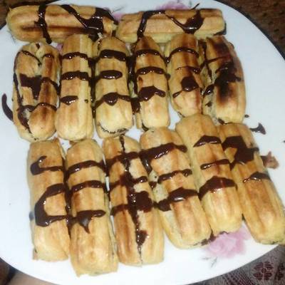  الاكلير بالشكولاته 