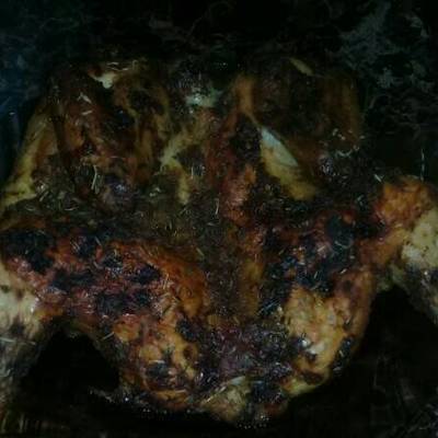  فرخه مشويه بالزعتر 