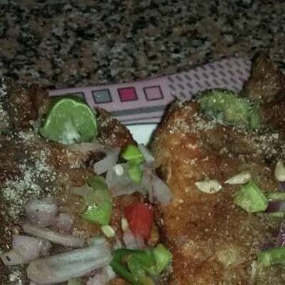  سمك مقلي بحشو الطماطم 