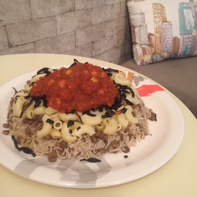  طريقة الكشري المصري 