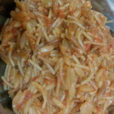  طاجن لسان عصفور وشعريه 