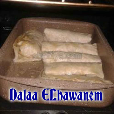  طريقة عمل رقاق طرى بقطع الفراخ 