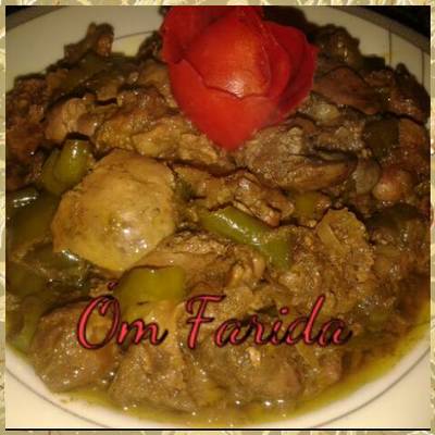  طريقة عمل الكبد والقوانص بالكارى 