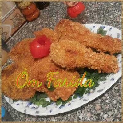  طريقة عمل دجاج كنتاكى بالكورن فليكس 