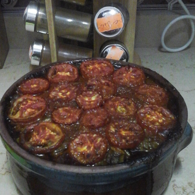  طريقة عمل طاجن الباميه باللحمه 