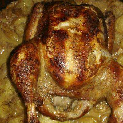  طريقة عمل فراخ بالبطاطس و صوص الزبادى بالفرن 