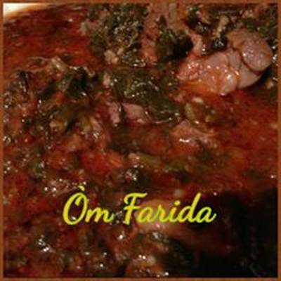  عمل السبانخ باللحم 