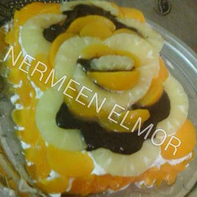  طريقة عمل تورتة الشطرنج بالفواكه 