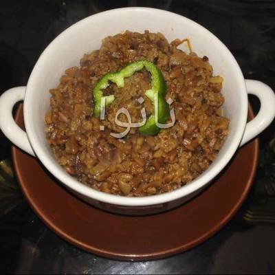  طريقة عمل لسان عصفور باللحمه المفرومه 