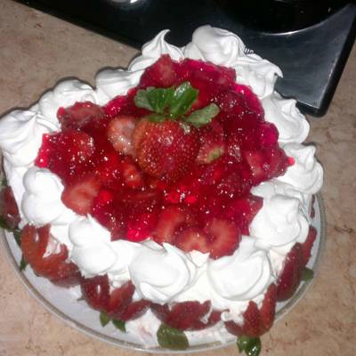  طريقة عمل تورته القلب بالجيلى والفراوله 