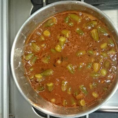  باميه مصريه لذيذه 