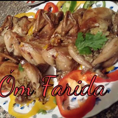  طريقة عمل السمان المحشى ارز 