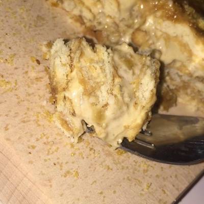  حلى البسكويت و الموز 