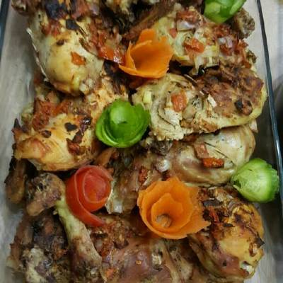  فراخ بخلطة البصل والطماطم