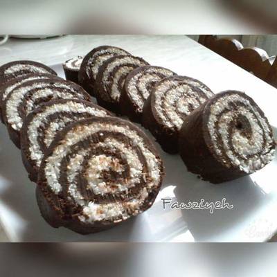  طريقة عمل رولات الباونتي 