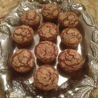  كب هريسة الذره بالكاكاو والسمسم 