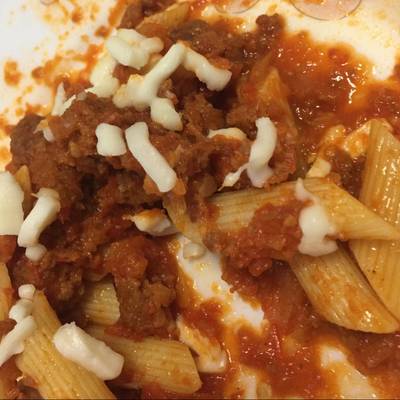  مكرونه بالسجق الشرقى 