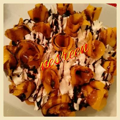  تارت مانجو بالشيكولاته 