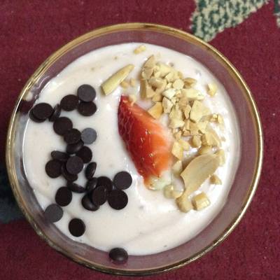  حلى الموز والفراولة 