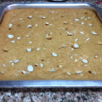  طريقة عمل بسبوسه بالمكسرات 